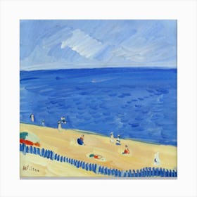 La Plage Matisse 5 Canvas Print