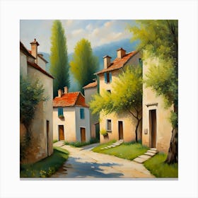 Italian Village 1 Canvas Print