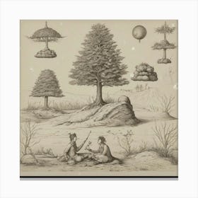 Grove Of Trees Canvas Print