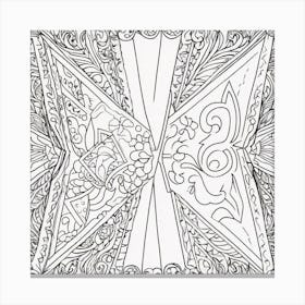 Coloring Pages For Adults 1 Canvas Print