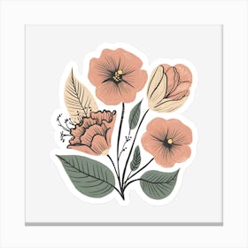 Floral Bouquet Canvas Print