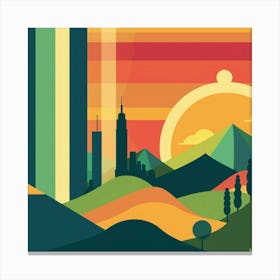 Cityscape 8 Canvas Print