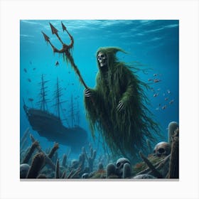 Skeleton Of The Sea Canvas Print