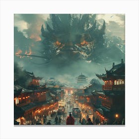 The great Dragon 2 Canvas Print