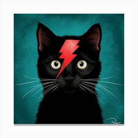 Lightning Bolt Cat 1 Canvas Print