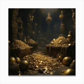 Gold Room Canvas Print