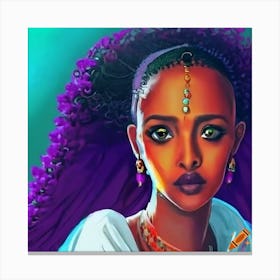 Ethiopian Beauty Canvas Print