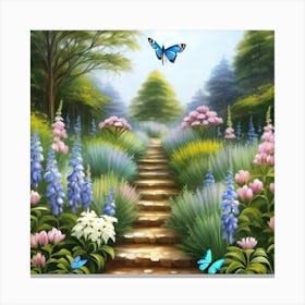 Path To The Garden Canvas Print