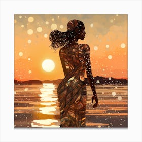 Sunset Painting 2 Canvas Print