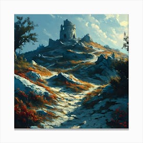 Castle On The Hill Canvas Print