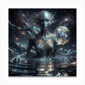 Ethereal Woman 3 Canvas Print