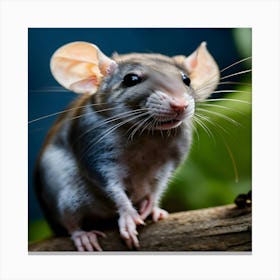 Rat On A Branch Canvas Print