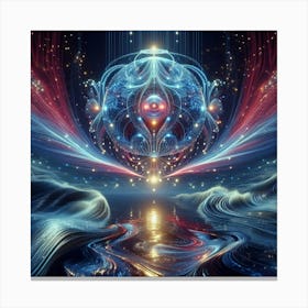 Harnessing Cosmic Energy: A Guide to Spiritual Awakening Canvas Print