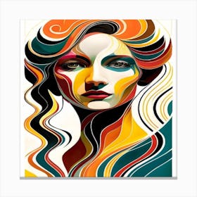 Abstract Painting Canvas Print