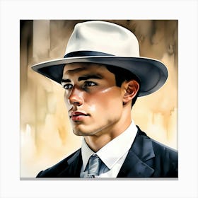 Creative Male Portrait 14 Canvas Print