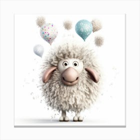 Shaun The Sheep Canvas Print