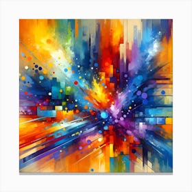 Modern Abstract Painting 1 Canvas Print