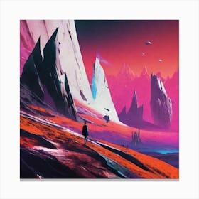 Futuristic Landscape 1 Canvas Print