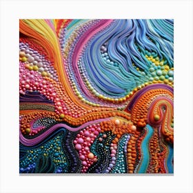 Colorful Swirls 2 Canvas Print