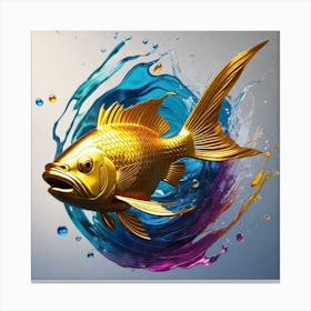 Gold Fish 4 Canvas Print