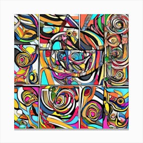 Abstract Painting 25 Canvas Print