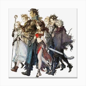 Limited Edition Octopath Traveler� Travelers Canvas Print