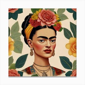 Default Default Vintage Frida Kahlo For Defferent Seasons Aest 1 (2) Canvas Print