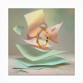 Engagement Ring 5 Canvas Print