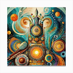 Psychedelic Painting Canvas Print