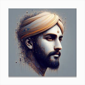 Man In A Turban Canvas Print