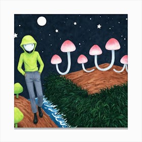 Mushroom Forest Canvas Print