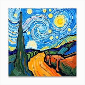 Starry Night 6 Canvas Print