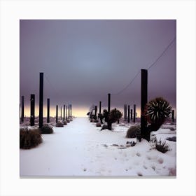 California Desert Canvas Print