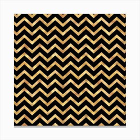 Glitter Chevron Canvas Print