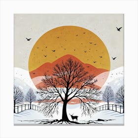 Winter Landscape 2 Canvas Print