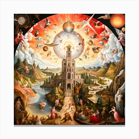 Heaven and hell 2 Canvas Print