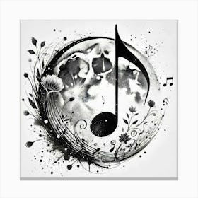 Music Note 2 Canvas Print