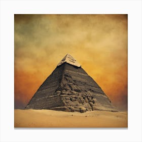 Pyramid Of Giza Canvas Print