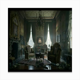 Haunted House Canvas Print