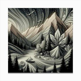 Mountains Canvas Print