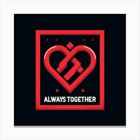 Always Together 1 Canvas Print