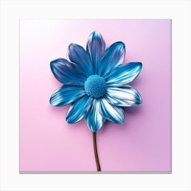 Blue Daisy Canvas Print