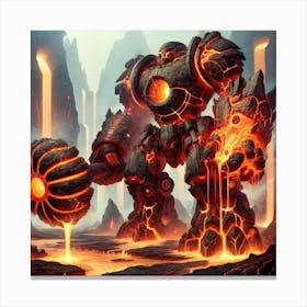 Geothermal Goliath Weaponry Canvas Print