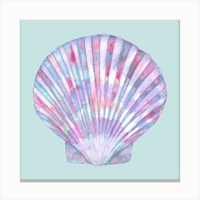 Watercolor Seashell 1 Canvas Print