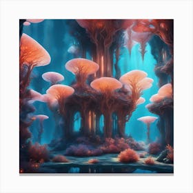 Underwater Palace 3 Canvas Print