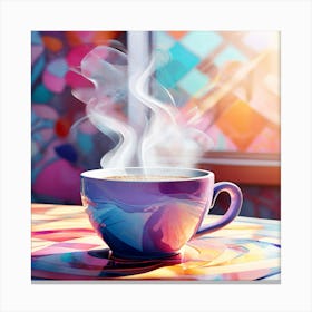 Cup Of Coffee art print Canvas Print