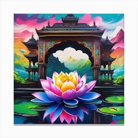 Lotus Flower 44 Canvas Print