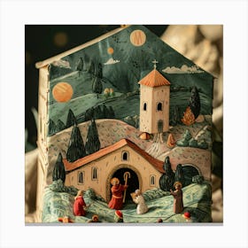 Nativity Scene 16 Canvas Print