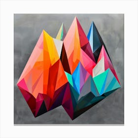 Abstract Polygons Canvas Print