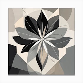 Abstract Flower Canvas Print